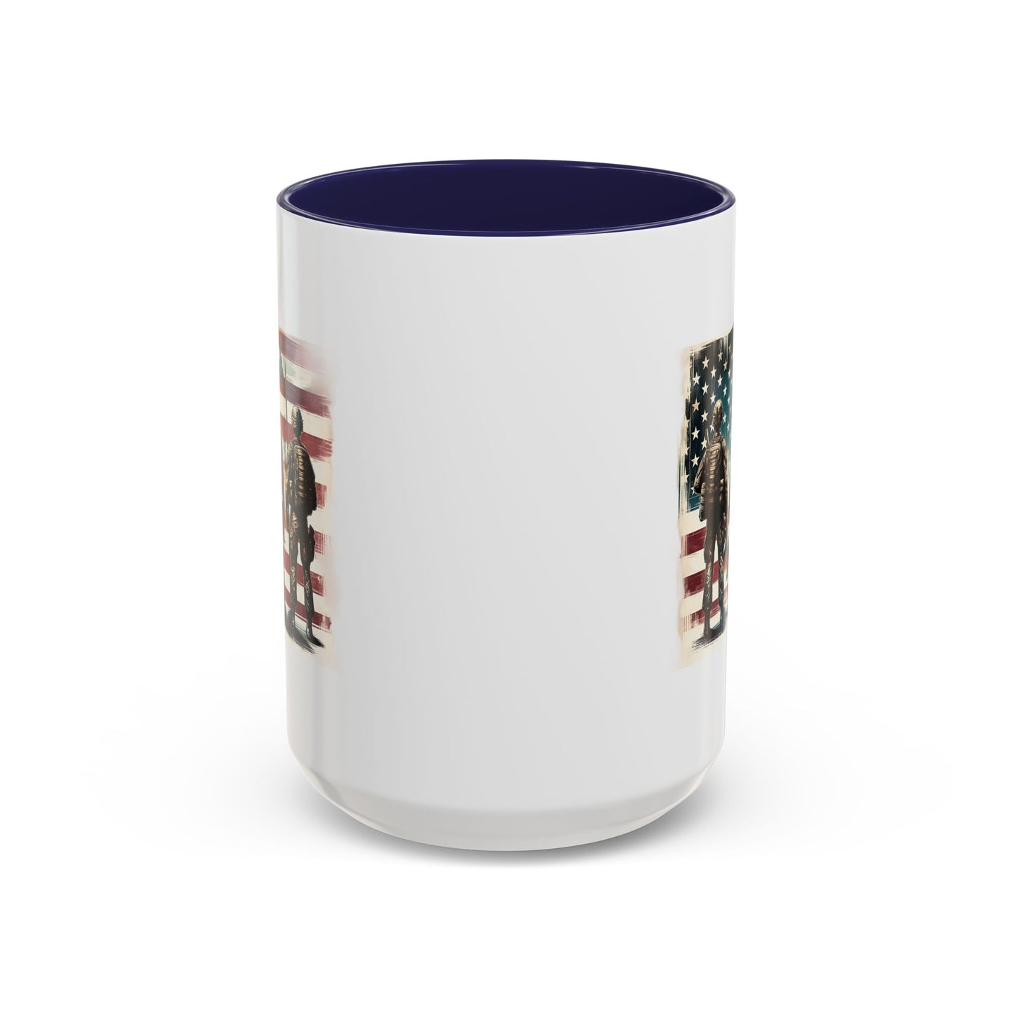 4th of July Mug - Soldiers American Flag