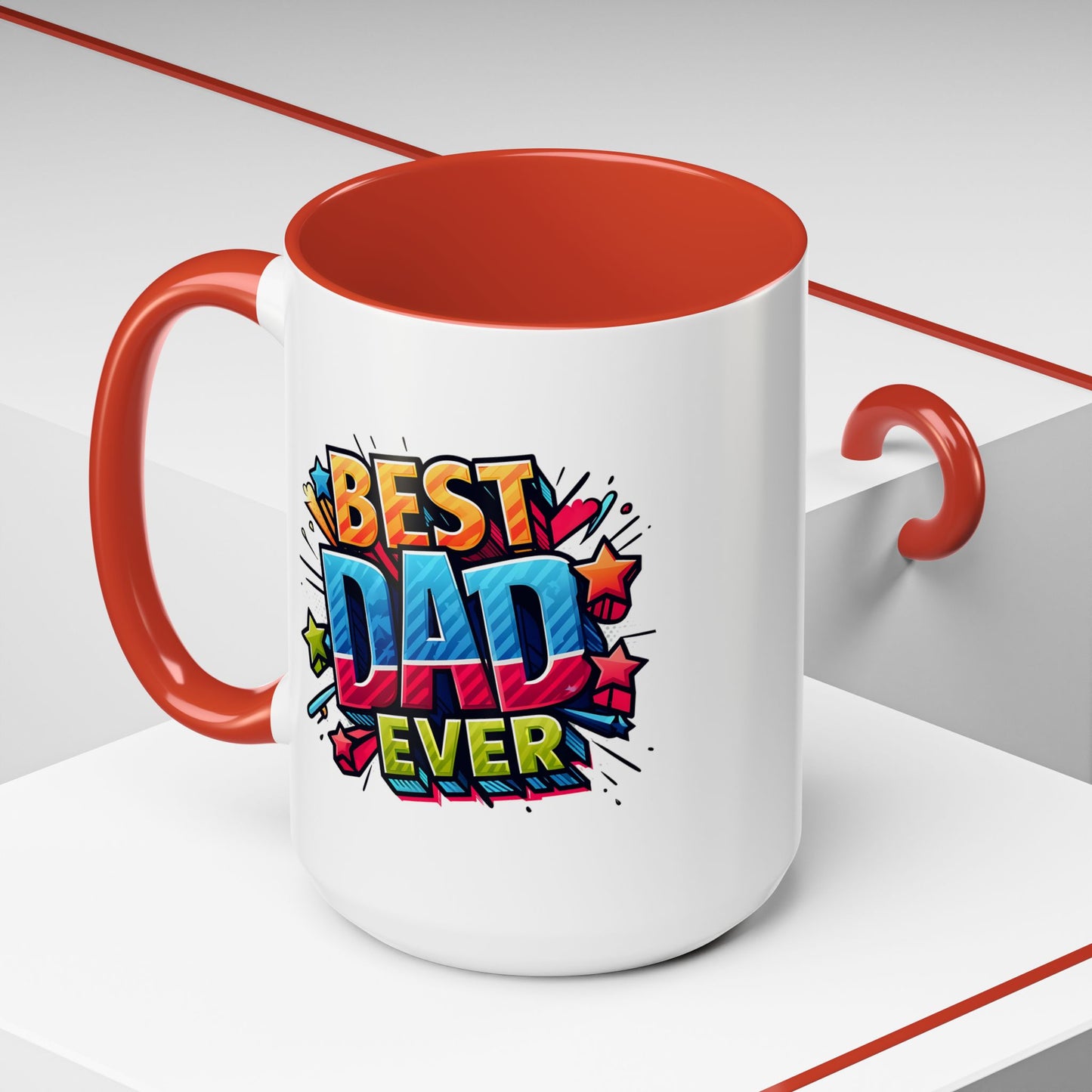 Father's Day Mug - Best Dad Ever Comic