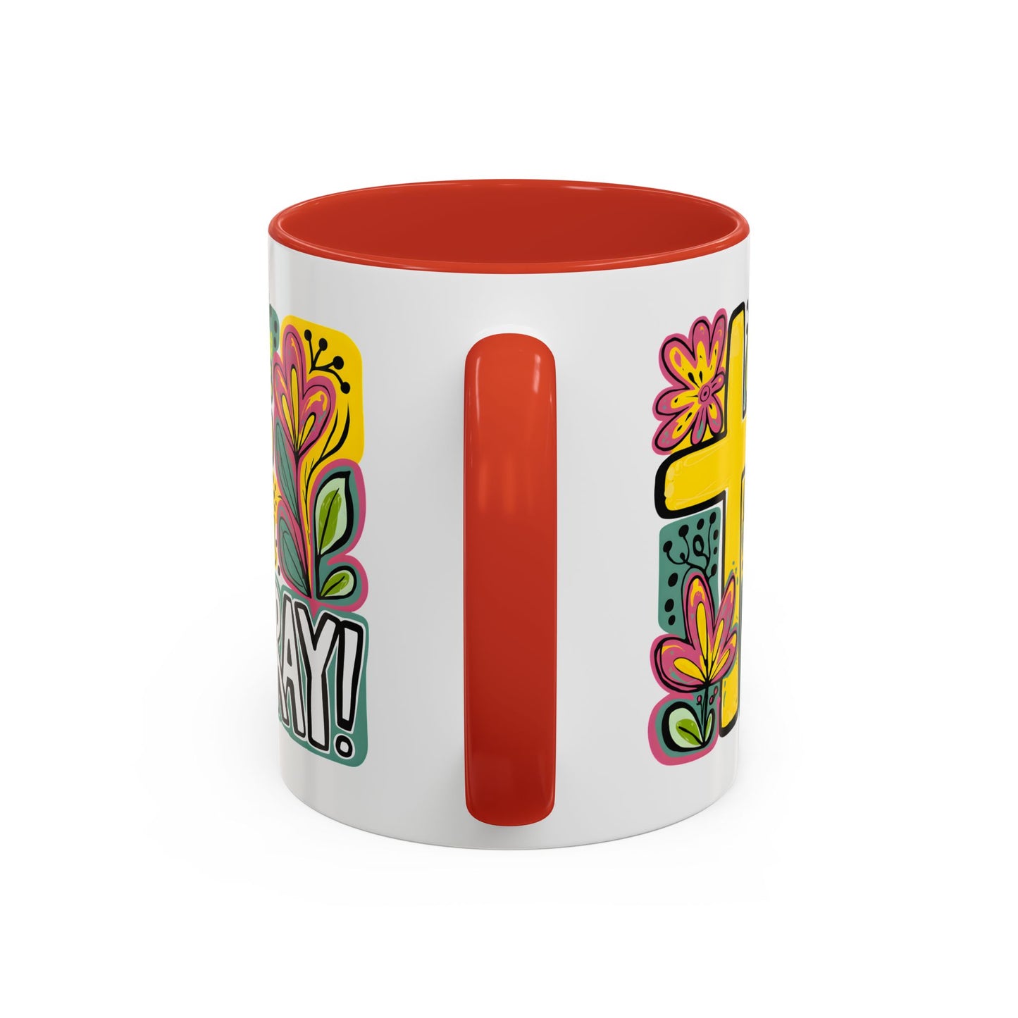 Religious Mug - Pray Cross