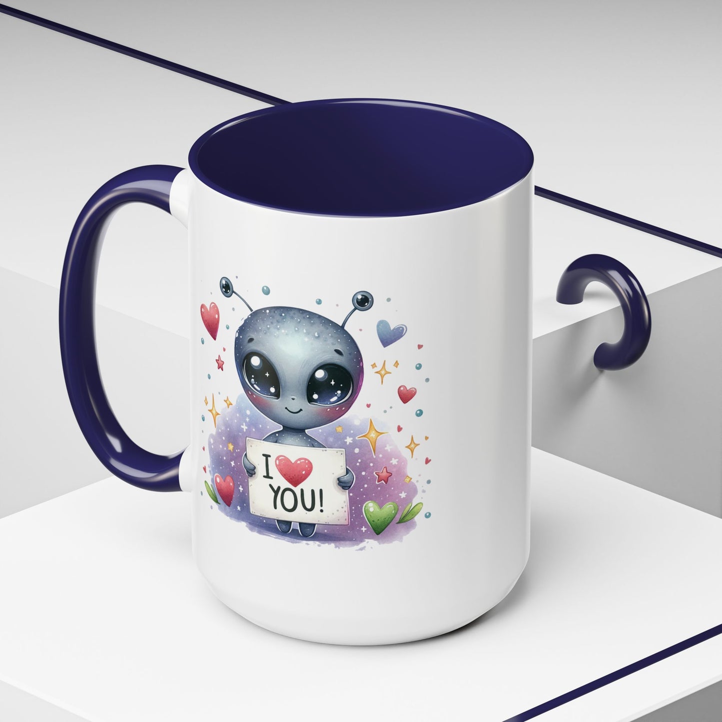 Anniversary Mug - I Love You Alien