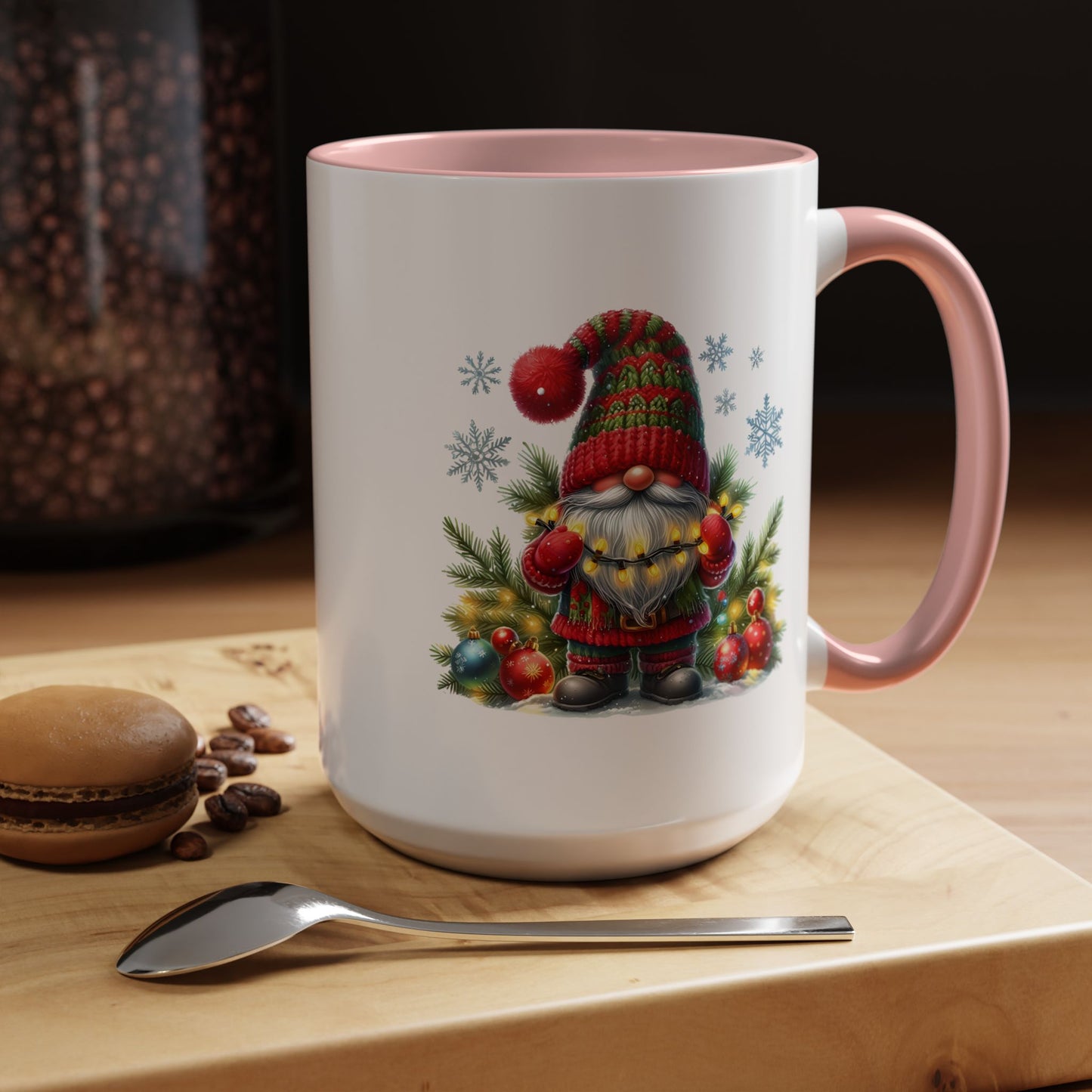 Christmas Mug - Gnome with Christmas Lights