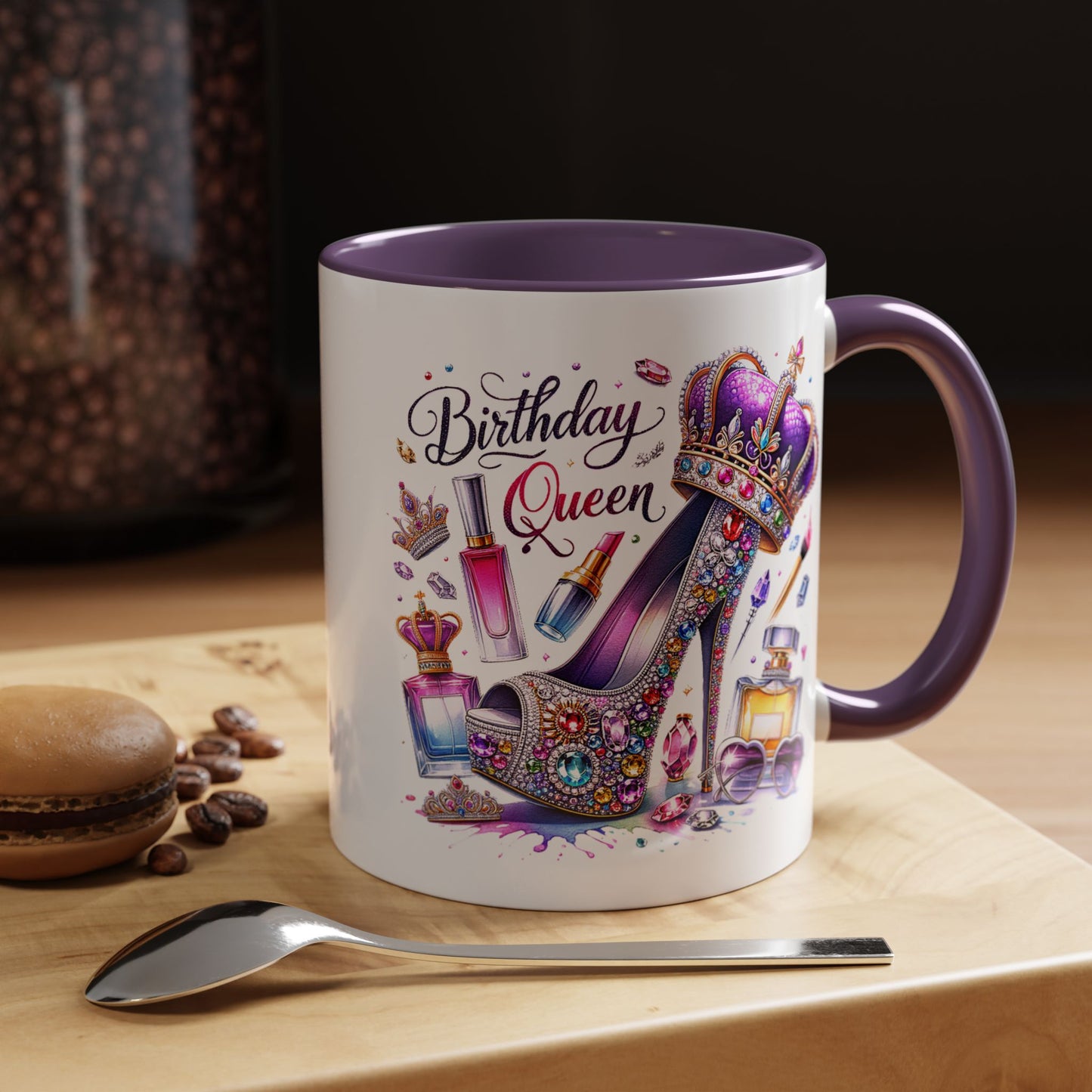 Birthday Mug - Birthday Queen Glitter