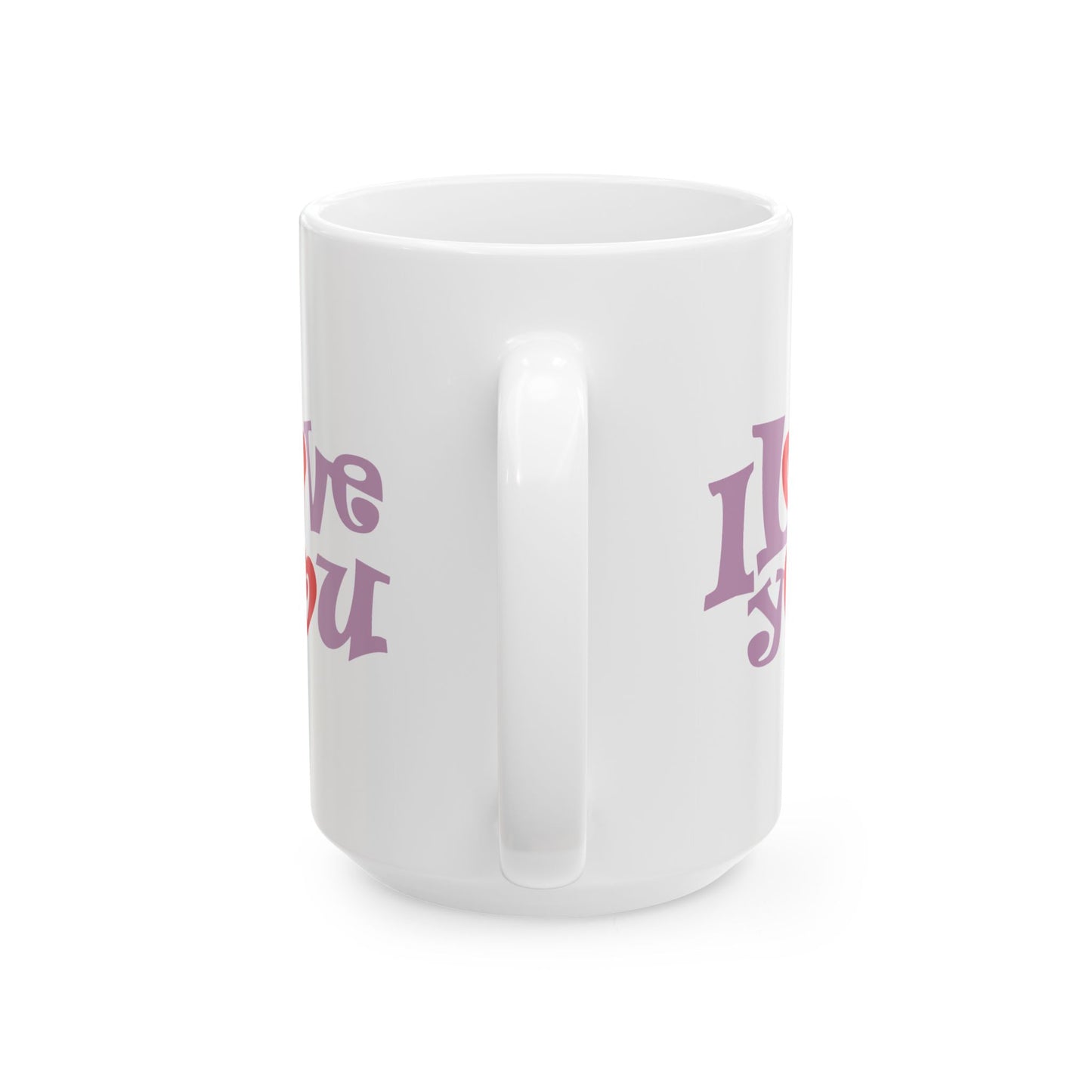 Anniversary Mug - I Love You Graphic