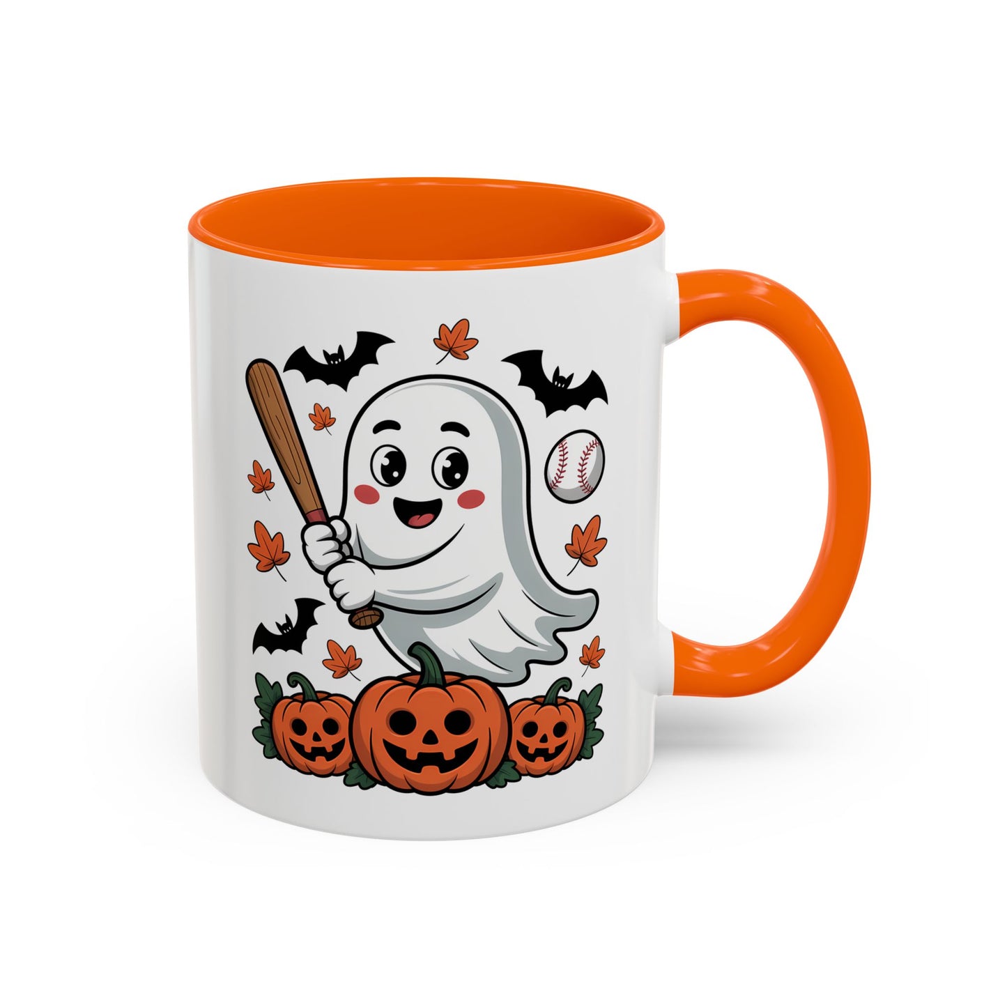 Halloween Mug - Ghost With Baseball Bat