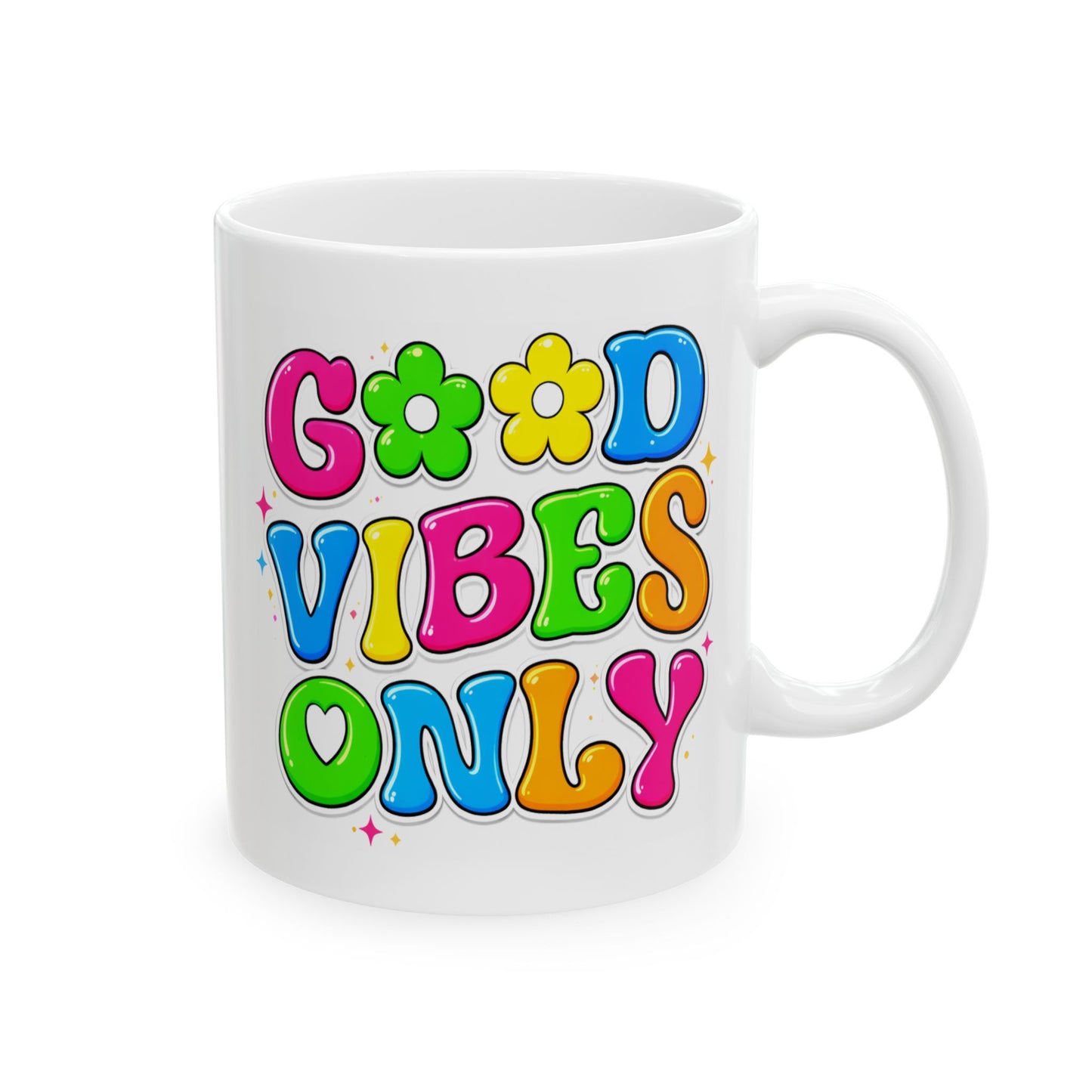 Wellness Mug - Good Vibes Only Retro