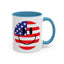 4th of July Mug - America Smiley Face