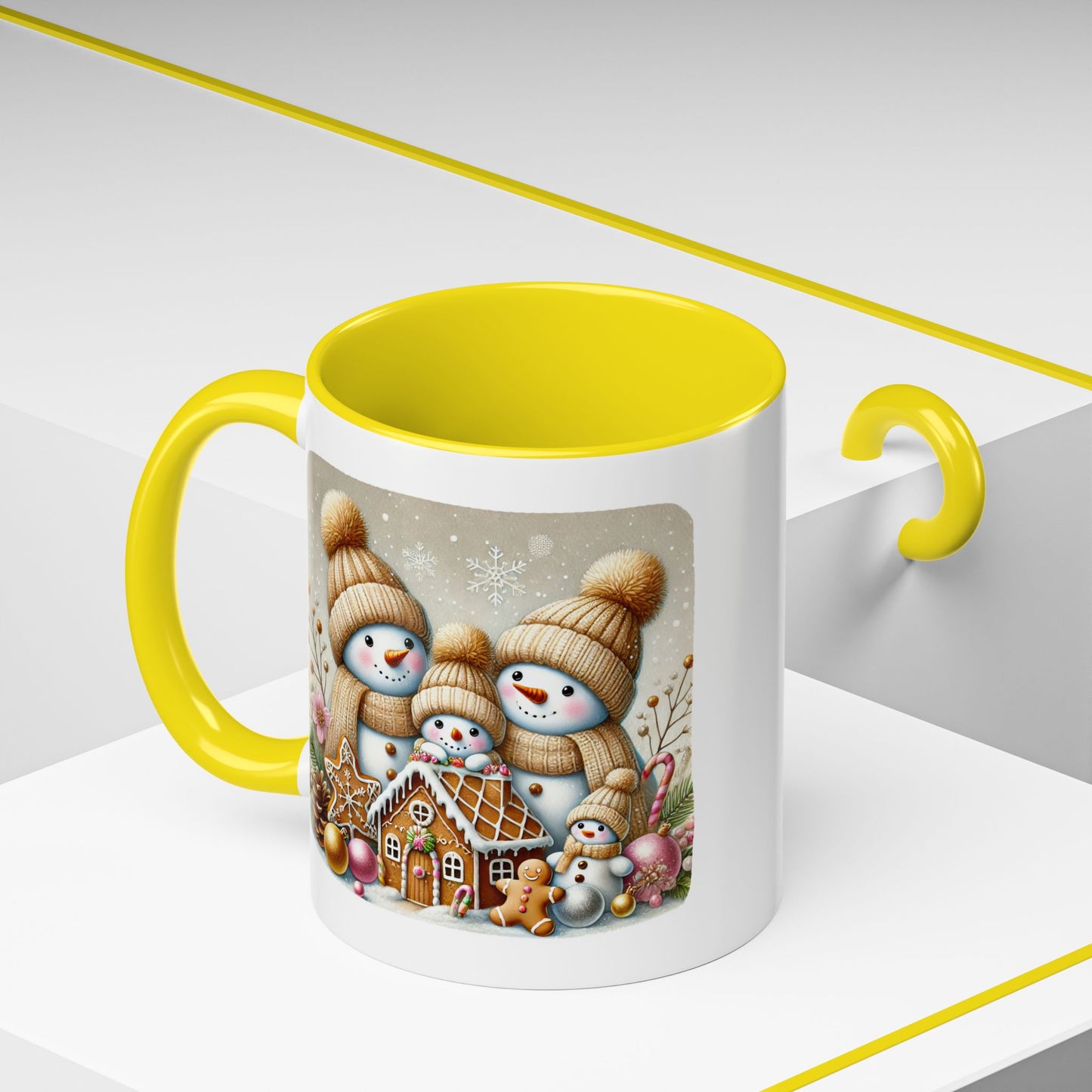 Christmas Mug - Gingerbread Snowman Family 2