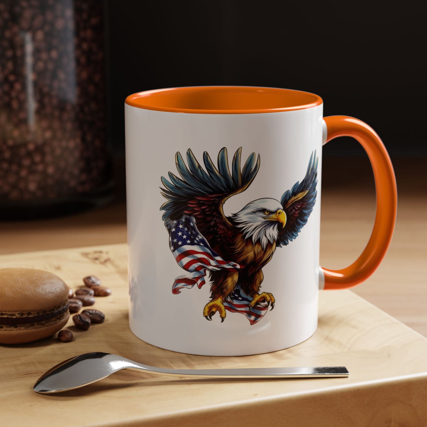 4th of July Mug - American Bald Eagle Flag 7
