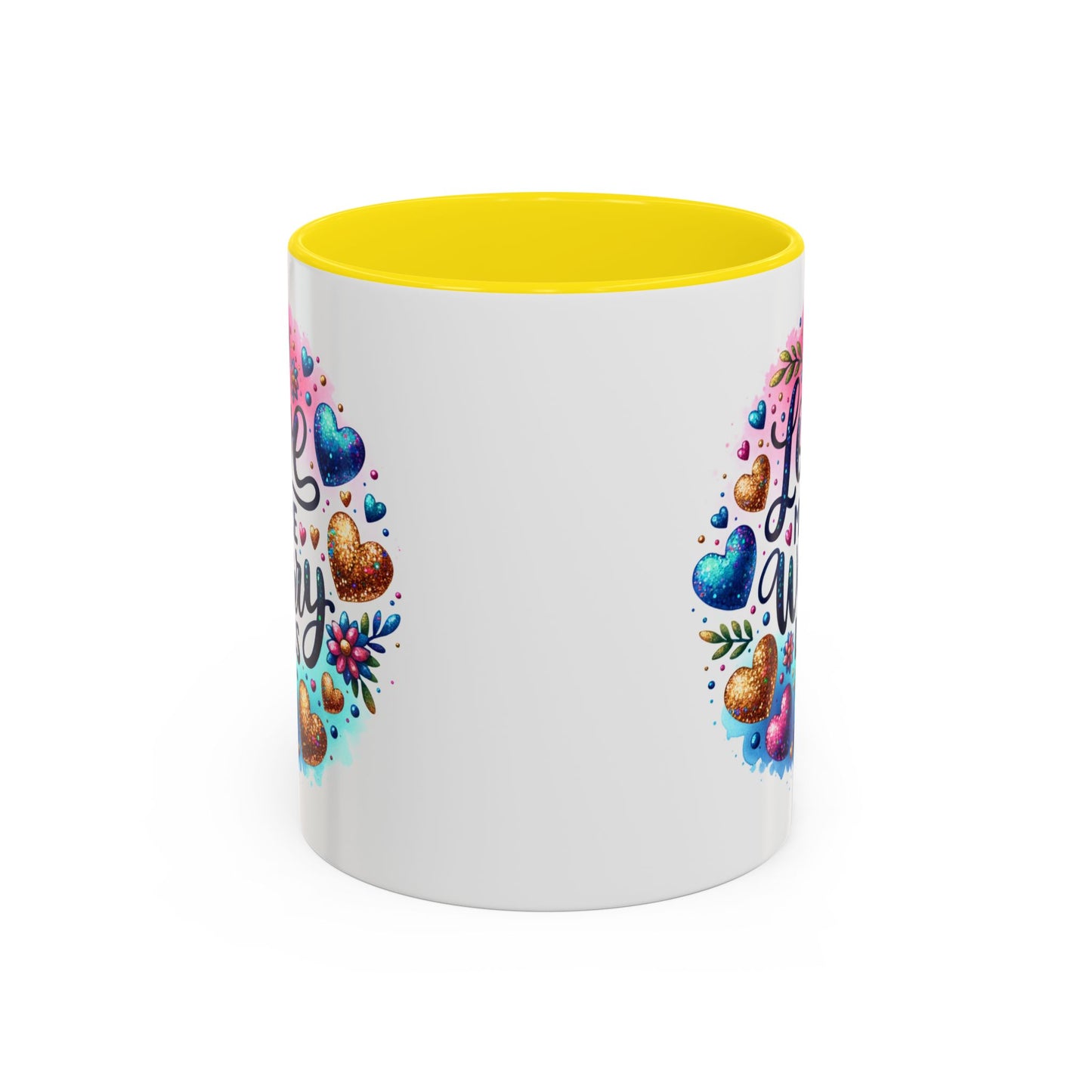 Wellness Mug - Love More Worry Less Circle