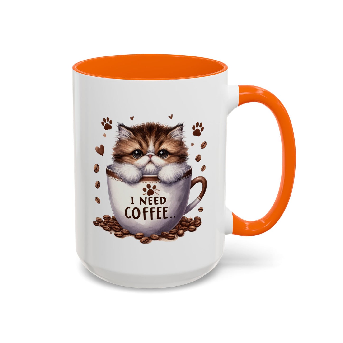 Animal Mug - I Need Coffee Kitten
