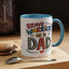 Father's Day Mug - Dad Brave Warrior