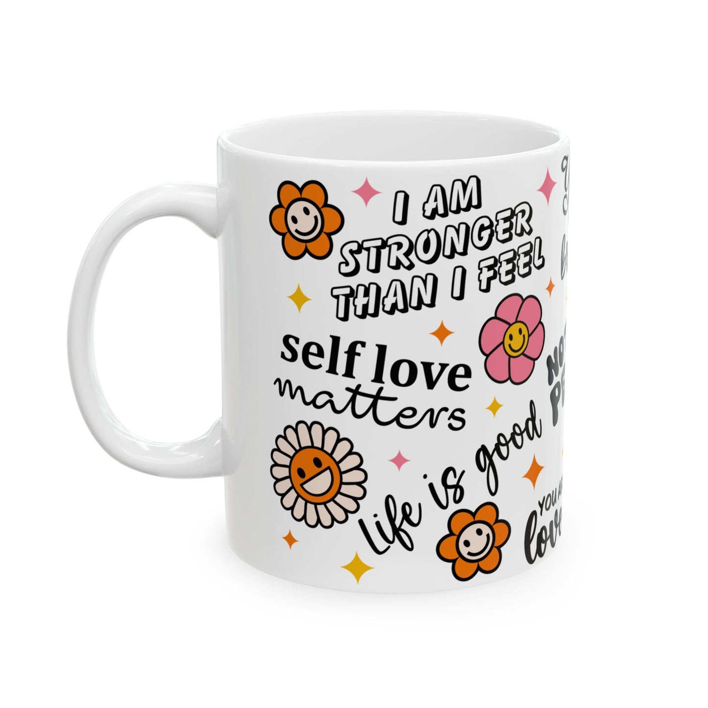 Motivation Mug - I Am Stronger Than I Feel