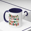 Christmas Mug - Merry Christmas Happy Holidays Decorative Text
