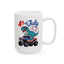 4th of July Mug - T Rex Monster Truck USA