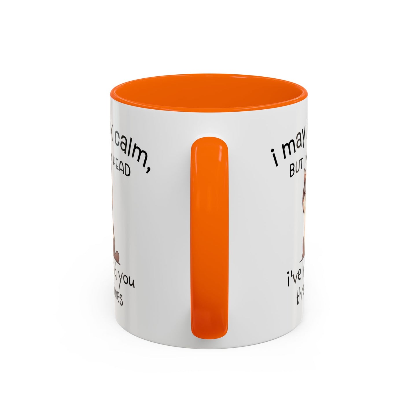 Adult Mug - I May Look Calm Cat