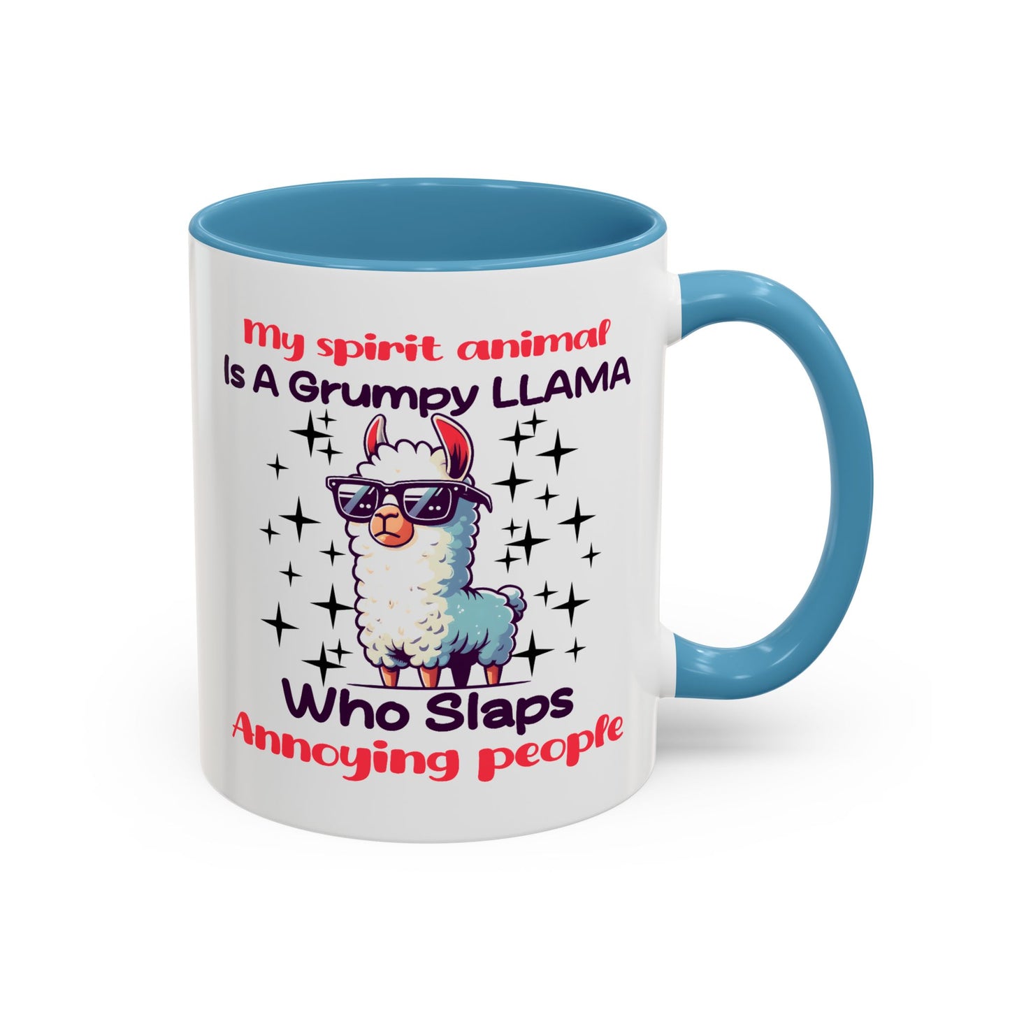 Humor Mug - My Spirit Animal is a Grumpy Llama