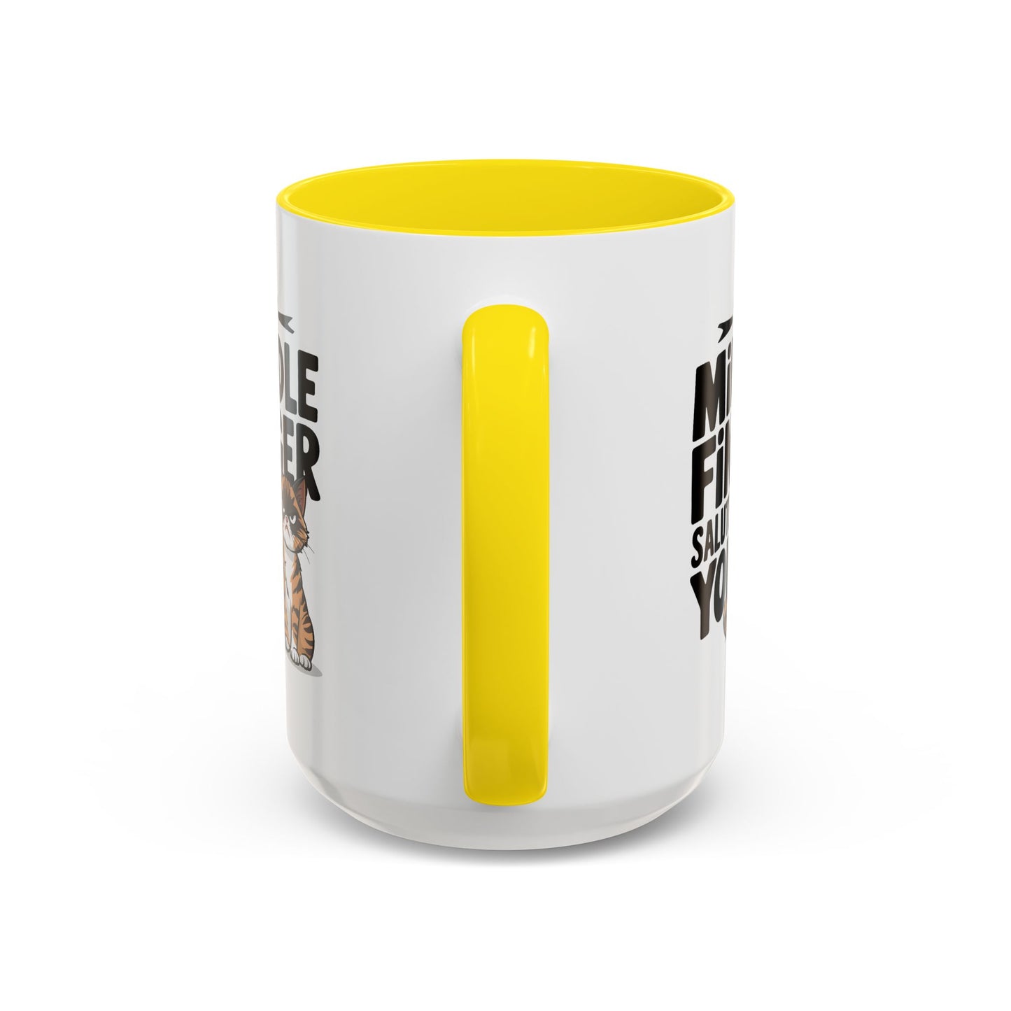 Humor Mug - My Middle Finger Salutes You
