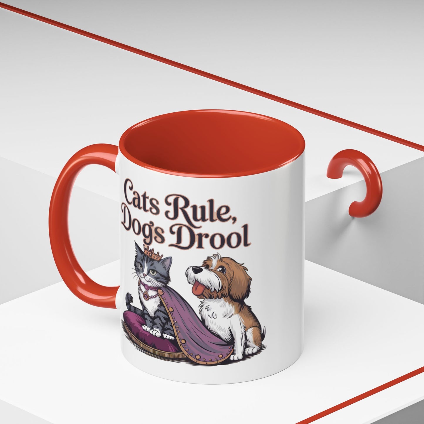 Animal Mug - Cats Rule Dogs Drool