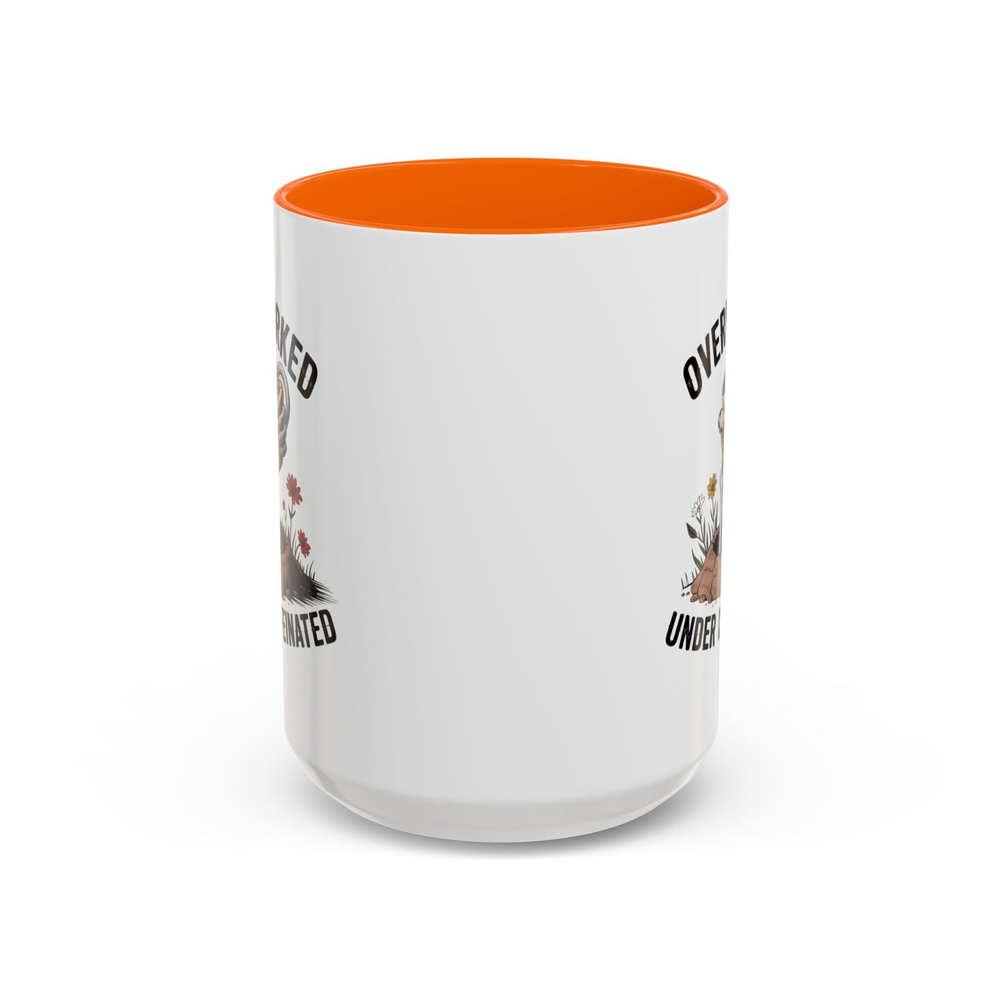 Humor Mug - Overworked and Under Caffeinated