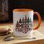 Christmas Mug - Merry Christmas Tartan Text Trees Presents