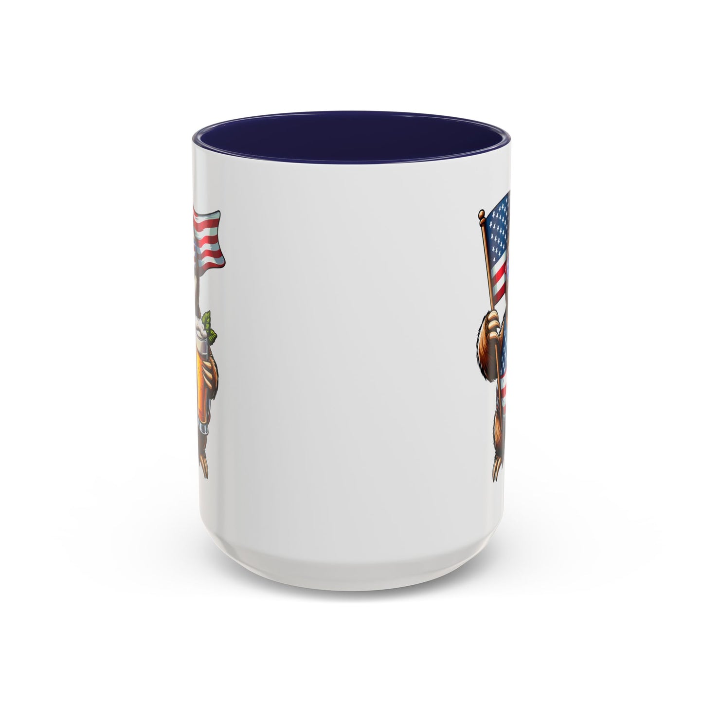 4th of July Mug - Merica Sloth