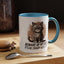 Humor Mug - Beware of My Cat