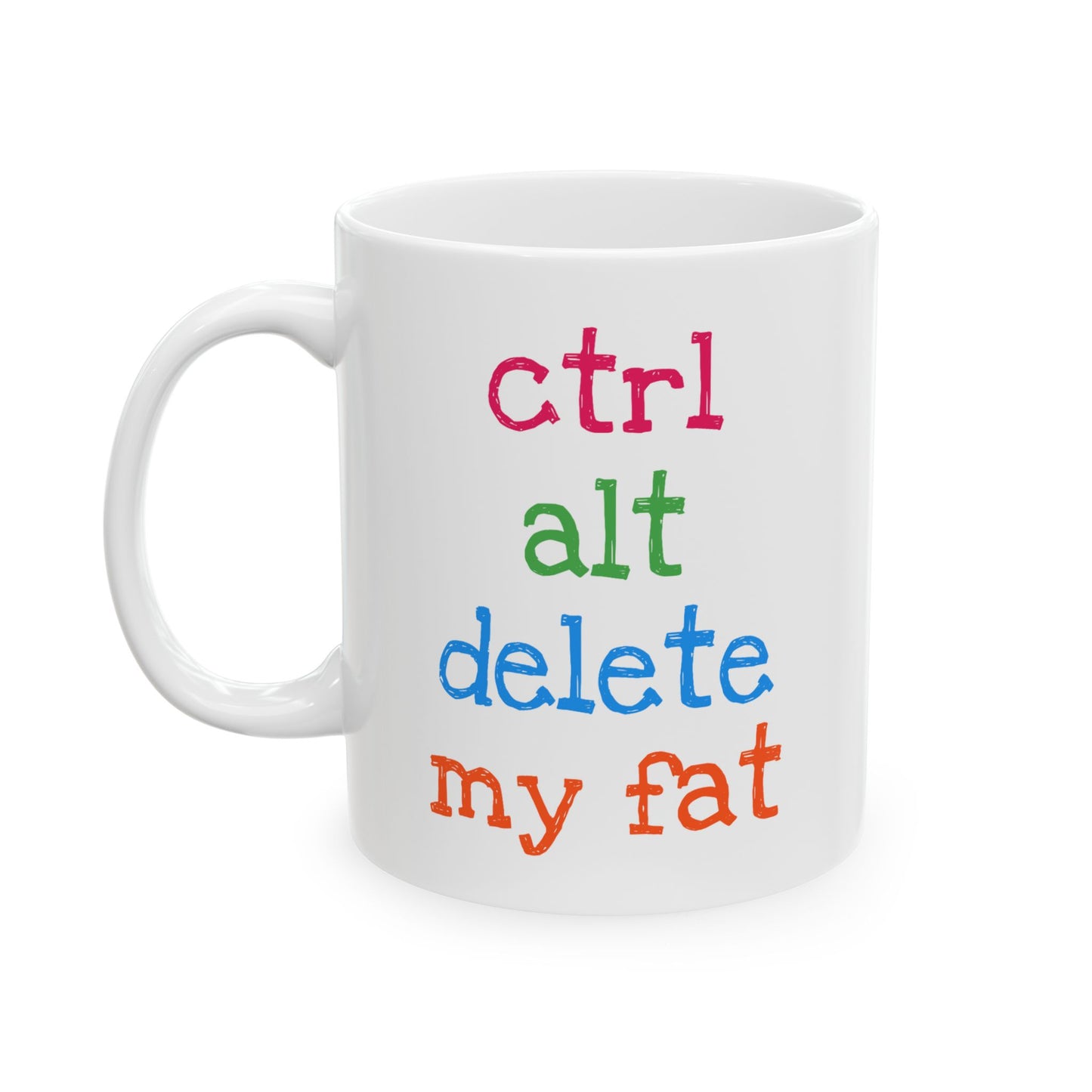 Humor Mug - Ctrl Alt Delete My Fat