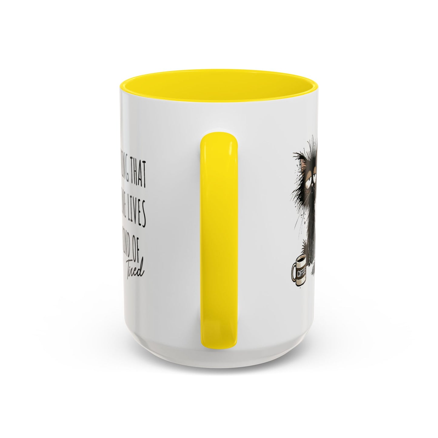 Humor Mug - Living That Nine Lives
