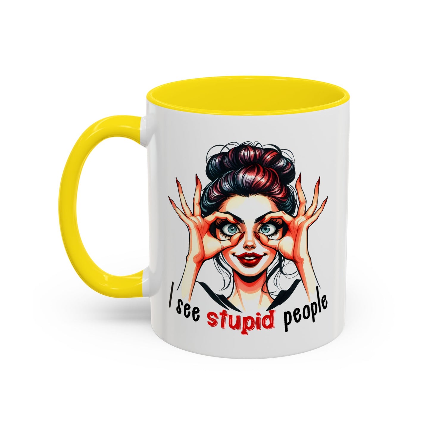 Adult Mug - I See Stupid People