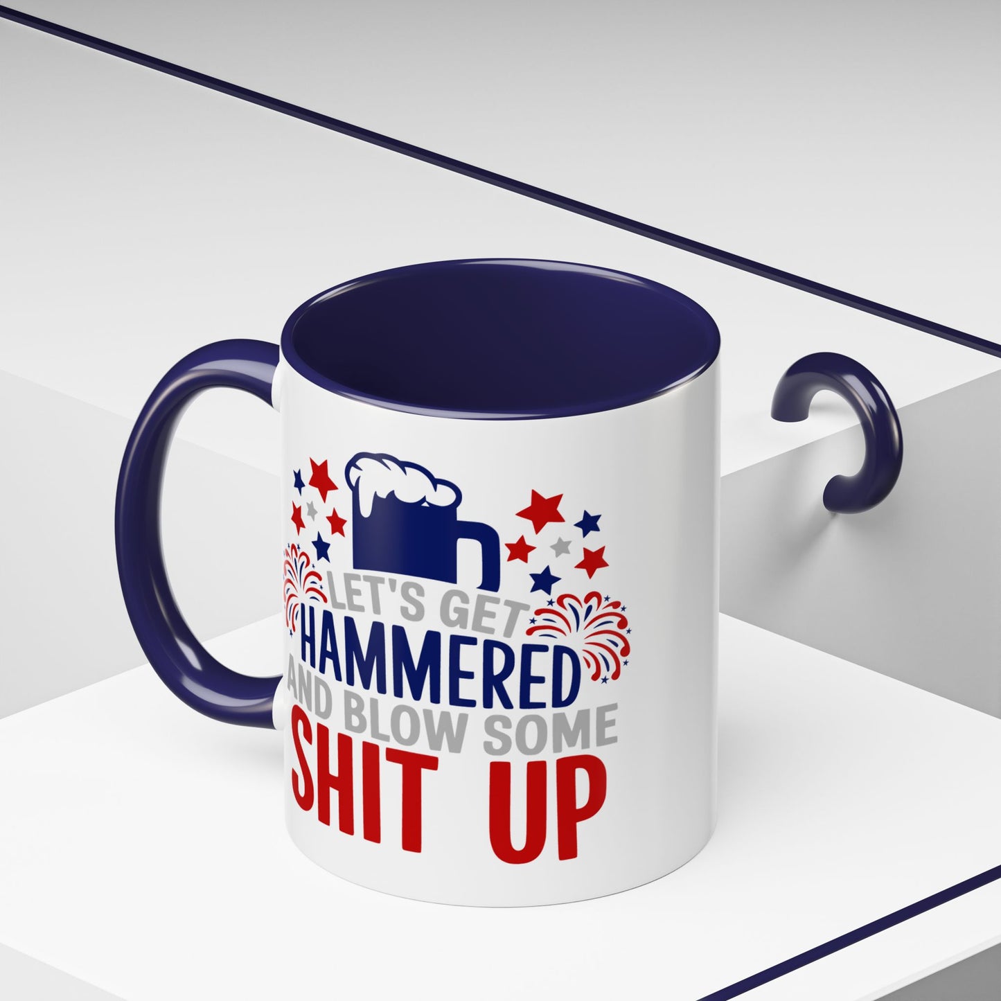 4th of July Mug - Let's Get Hammered