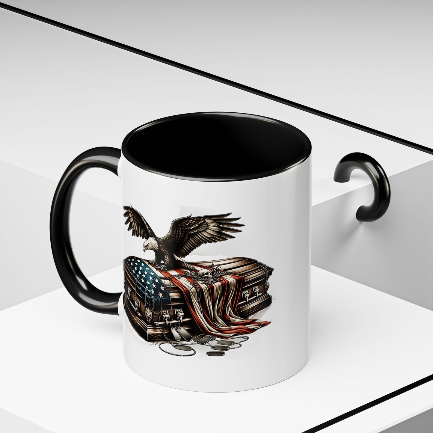 4th of July Mug - American Bald Eagle Fallen Soldier