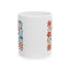 4th of July Mug - America Land of the Free Floral