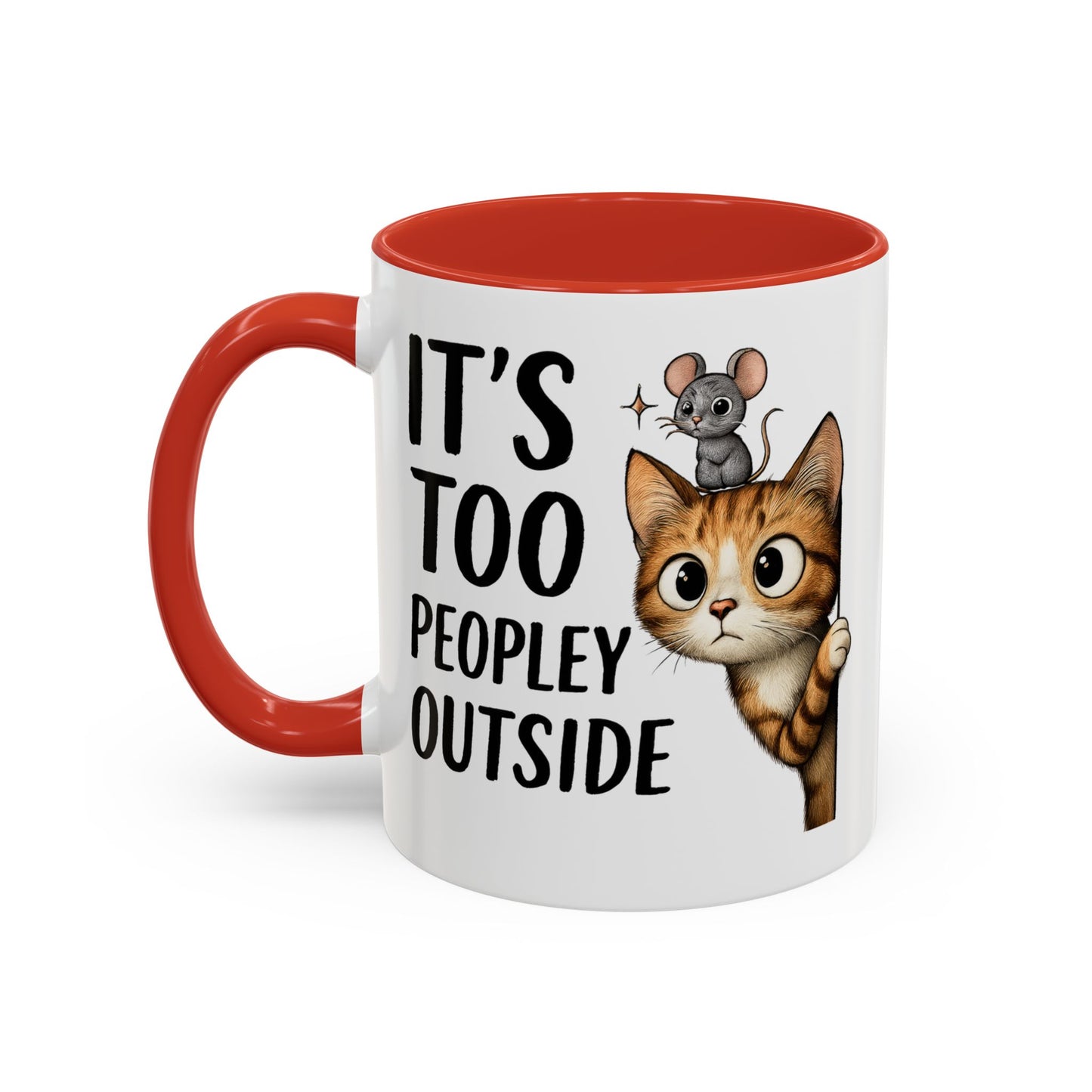 Animal Mug - It's Too Peopley Outside