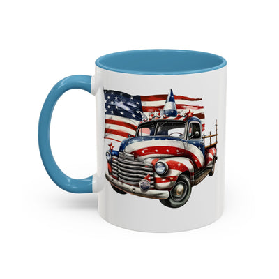 4th of July - Old Truck & Flag 2