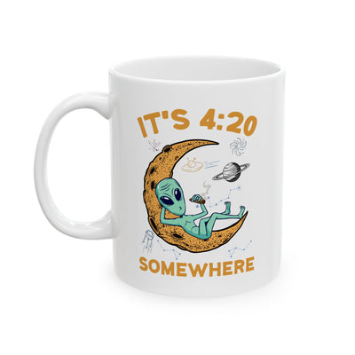 Alien Mug - It's 4:20 Somewhere