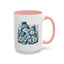 Christmas Mug - Blue Snowman Family