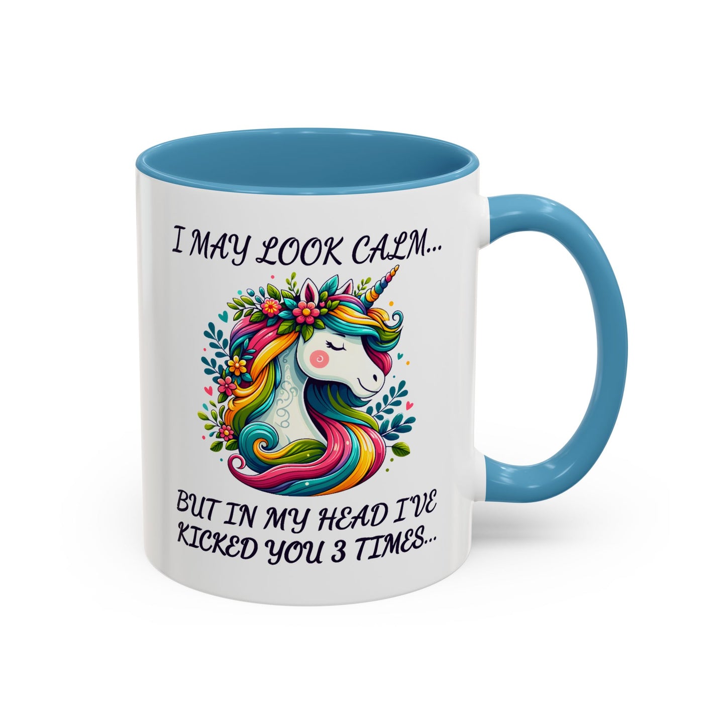 Adult Mug - I may Look Calm Unicorn