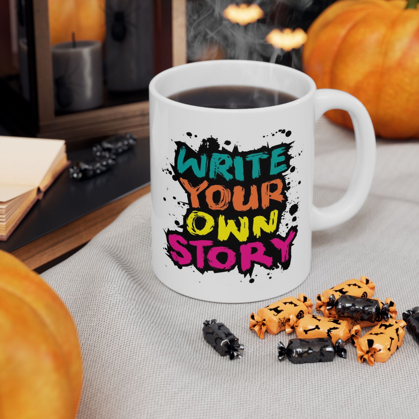 Motivation Mug - Write Your Own Story Graffiti