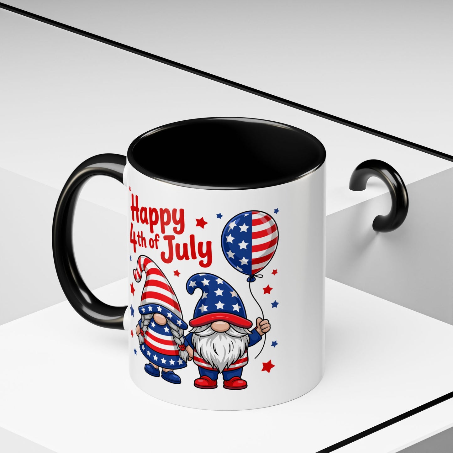 4th of July Mug - Happy 4th of July Gnomes