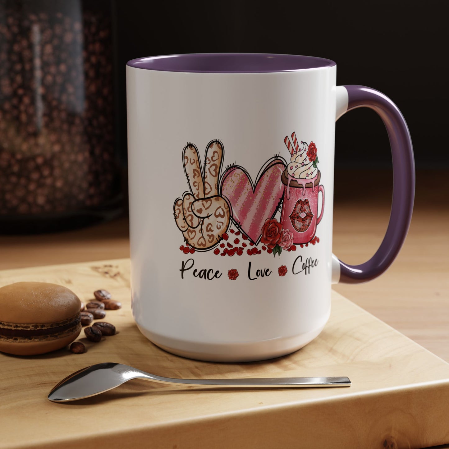 Humor Mug - Peace Love Coffee