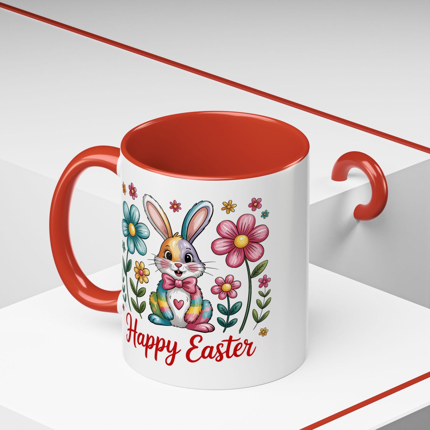 Easter Mug - Colorful Easter Bunny