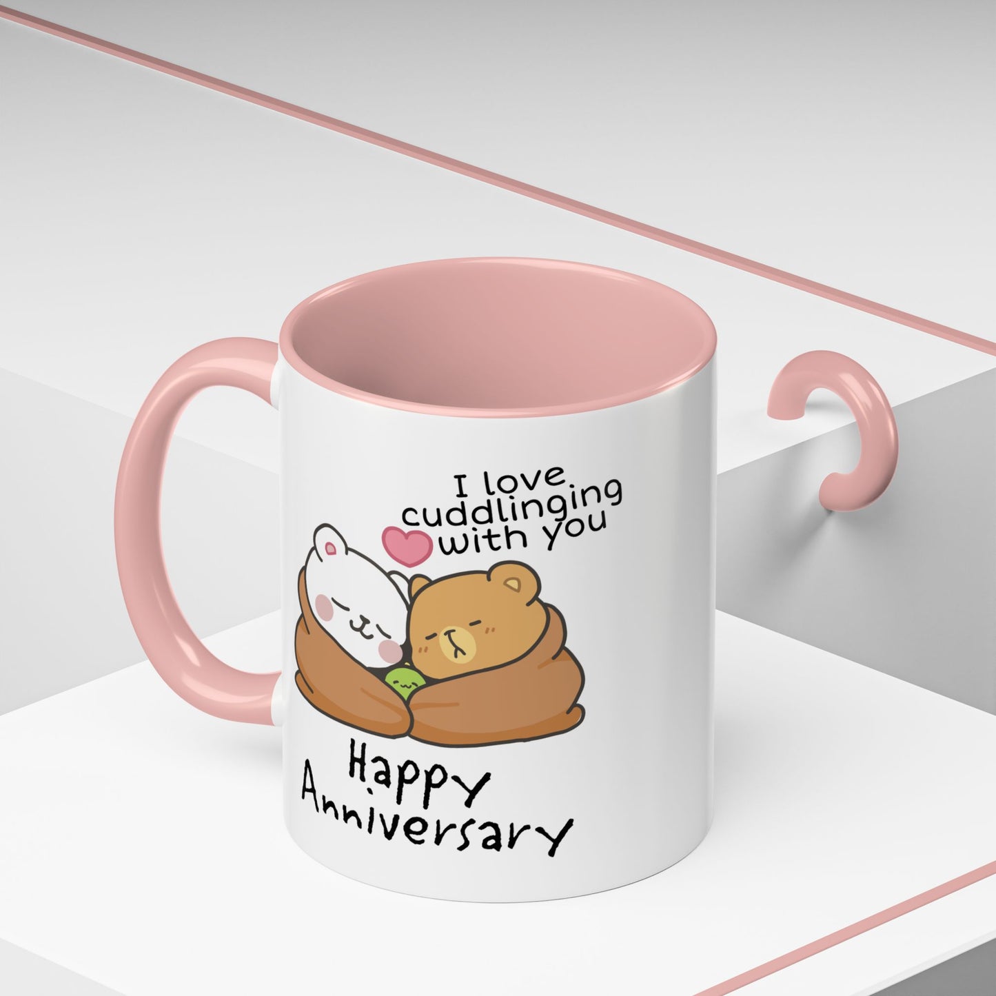 Anniversary Mug - I Love Cuddling With You