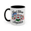 4th of July Mug - God Bless America Daisies