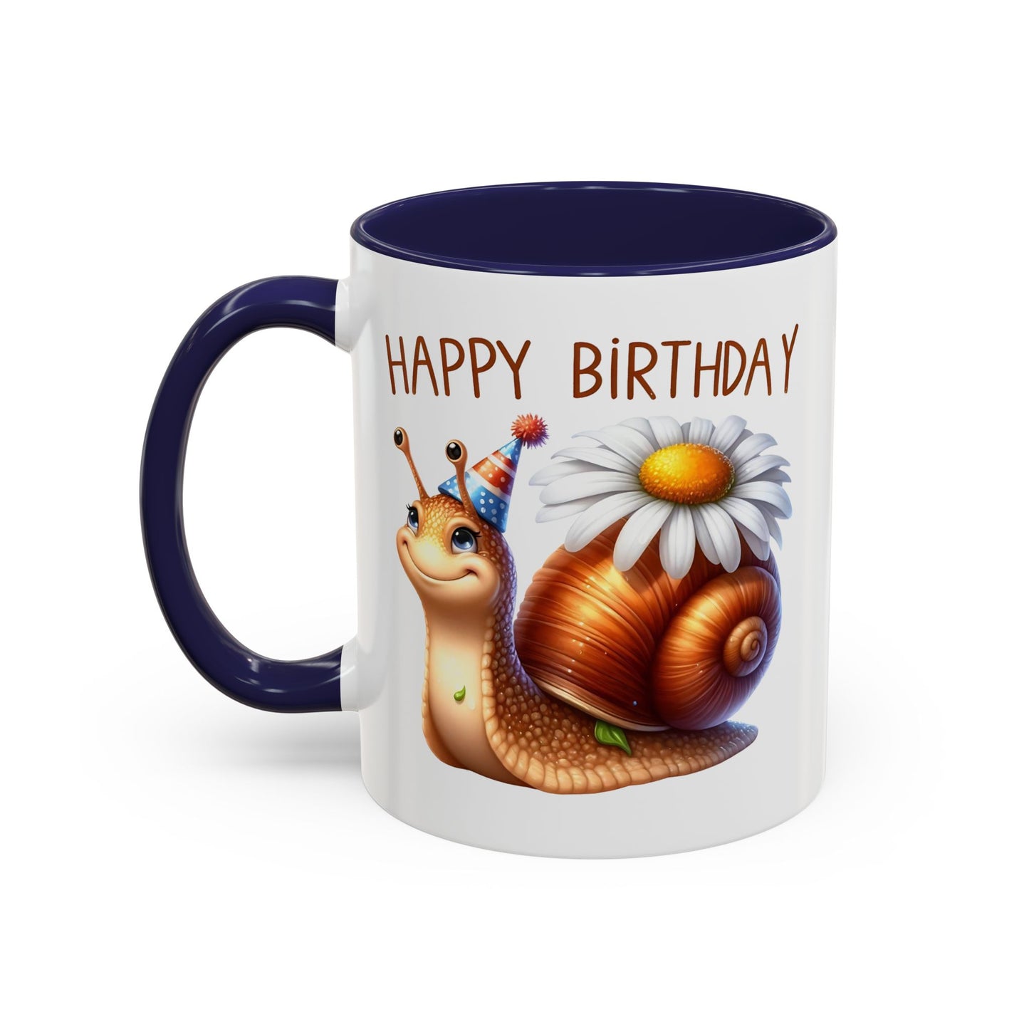 Birthday Mug - Snail Flower