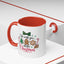 Christmas Mug - We Wish You a Merry Christmas Black & Red Text Cookies & Candy