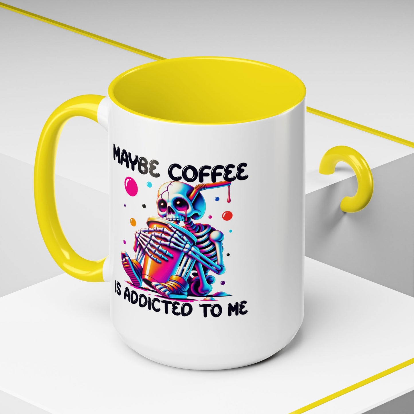 Adult Mug - Maybe Coffee Is Addicted To Me