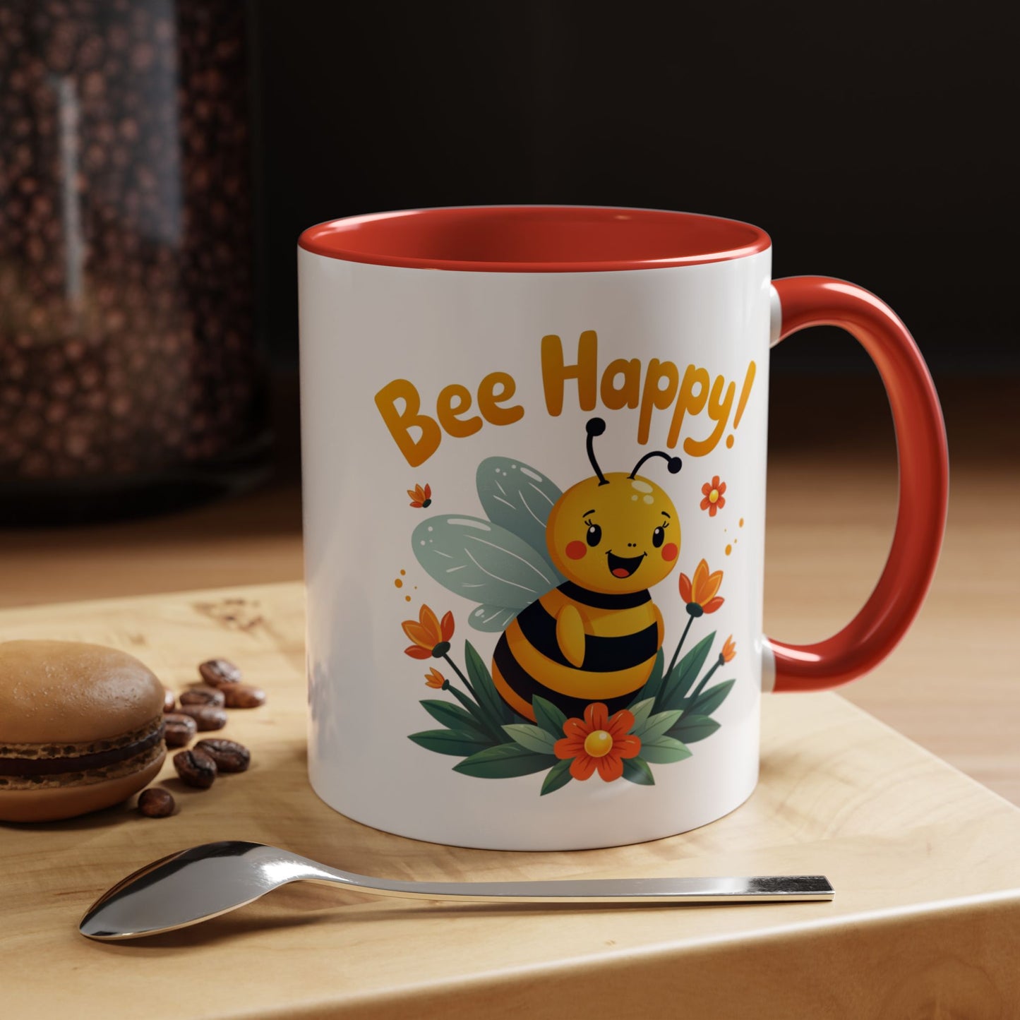 Motivation Mug - Bee Happy