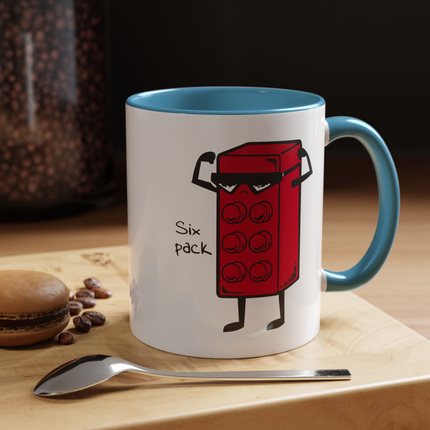 Humor Mug - Six Pack Lego Block