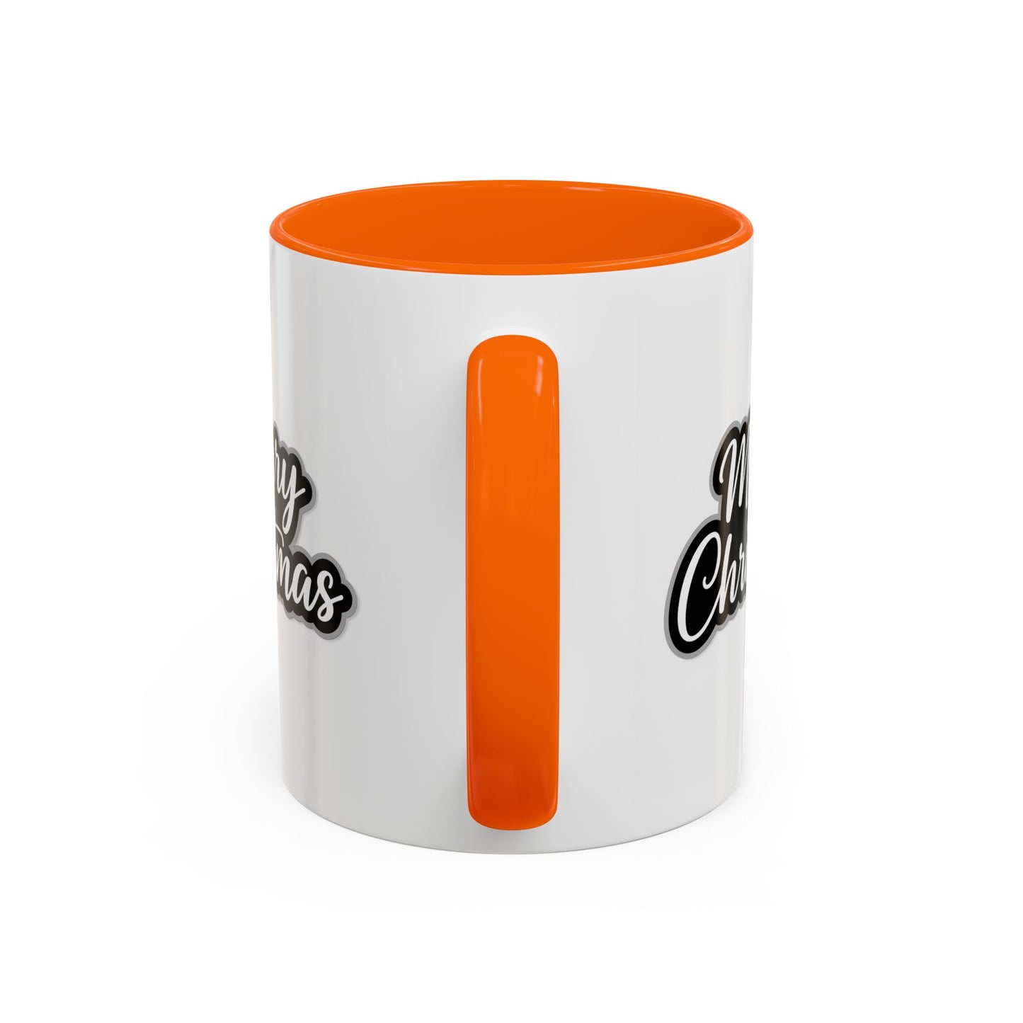 Christmas Mug - Merry Christmas White Black & Grey Text