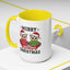 Christmas Mug - Merry Christmas Black Text Owls